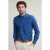 River Woods Regular Fit Uni Cotton Shirt Bleu