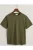 GANT Regular Fit T-Shirt ronde hals groen, Effen