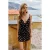 TRENDYOLMİLLA Dames Bruin Stippen Kort / Mini Mouwloos Skater Jurken