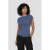 Ruby asymmetrische jersey top donkerblauw