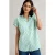 White Stuff Ellie Organic Cotton Shirt Green Multi