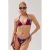 HARPER & YVE reversible strik brazilian bikinibroekje Lina donkerrood/turquoise