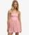 Korset Cami Mini-jurk Pink