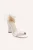 Elsa Lace Bridal Sandalen with Pearls