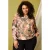 Zhenzi gebloemde top Plus Size – lichtroze