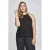 Urban Classics Curvy haltertop zwart