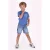 B.Nosy slim regular waist short light blue denim