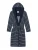 SCHIESSER Badjas lang  ‘ Feather Terry ‘  navy