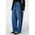 MS Mode Plus Size barrel jeans met ceintuur – medium blue denim