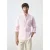 Mango Man regular casual overhemd roze