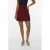 VERO MODA corduroy suede mini rok rood