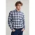 River Woods Custom Fit Checked Shirt Blue/beige