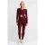 High-Waisted Skinny Legging met Ritsdetails