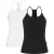 O’Neill Dames racerback top 2-pack wit/zwart