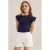 WE Fashion T-shirt donkerblauw