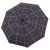 Doppler Paraplu  navy / knalrood / offwhite