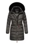 Navahoo Dames Winterjas Paula – Extra Warm, Waterafstotend & Met Afneembare Bontkraag