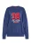 swirly Sweatshirt  navy / rood / wit