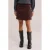 WE Fashion corduroy korte rok – bruin