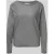 comma Gebreide pullover van viscosemix met boothals