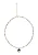 usha FESTIVAL Ketting  blauw / goud / oranje / pink