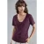 V-hals Korte Mouwen Modal Blouse