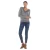Damesjeans met hoge taille Le Temps des cerises pulp 7/8 N°1