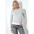 Gestructureerde Crew Neck Langsleeve Slim Fit Top