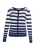 usha Vest Dames marine wol wit