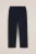 WE Fashion – Jongens tapered fit corduroy joggingsbroek met embroidery – Tapered – Donkerblauw –