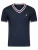 Ombre Shirt  donkerblauw / wit
