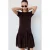 Mango korte jurk – bruin