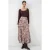 Hoge Taille Paisley Maxi Rok