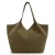 Manfield suède shopper kaki