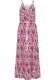 IZIA Zomerjurk  blauw / groen / lila / pink