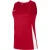 Nike Mouwloze jersey met contrasterende panelen voor dames (Universitair Rood/Wit)