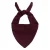 America Today triangle scarf donkerrood