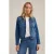 We Fashion Jacket Normal Length Dark Blue