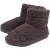 DUNLOP – Heren Fuzzy Sherpa Geheugen Schuim Slippers (8, Antraciet)