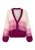 Sidona Gebreid vest  ecru / lila / lichtlila / roodviolet