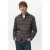 Mango Man Comfort geruit casual overhemd bruin