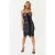 TRENDYOLMİLLA Dames Zwart Effen Midi Mouwloos Cocktail Bodycon Jurken