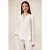 Oltre Crepe Fabric Blouse With Chain White