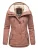 Marikoo dames winterjas met teddyfleece voering & capuchon