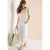 Shirt met overhangende schouders in linnenlook
