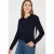 Cecil Dames Fijn gebreide hoodie in Blauw