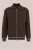 WE Fashion – Heren regular fit gebreid vest met contrast – Regular fit – Donkerbruin – Katoen –