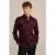 We Fashion Shirt Burgundy Red