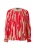 COMMA Blouse  beige / bloedrood