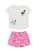 Gisela Pyjama  pink / offwhite